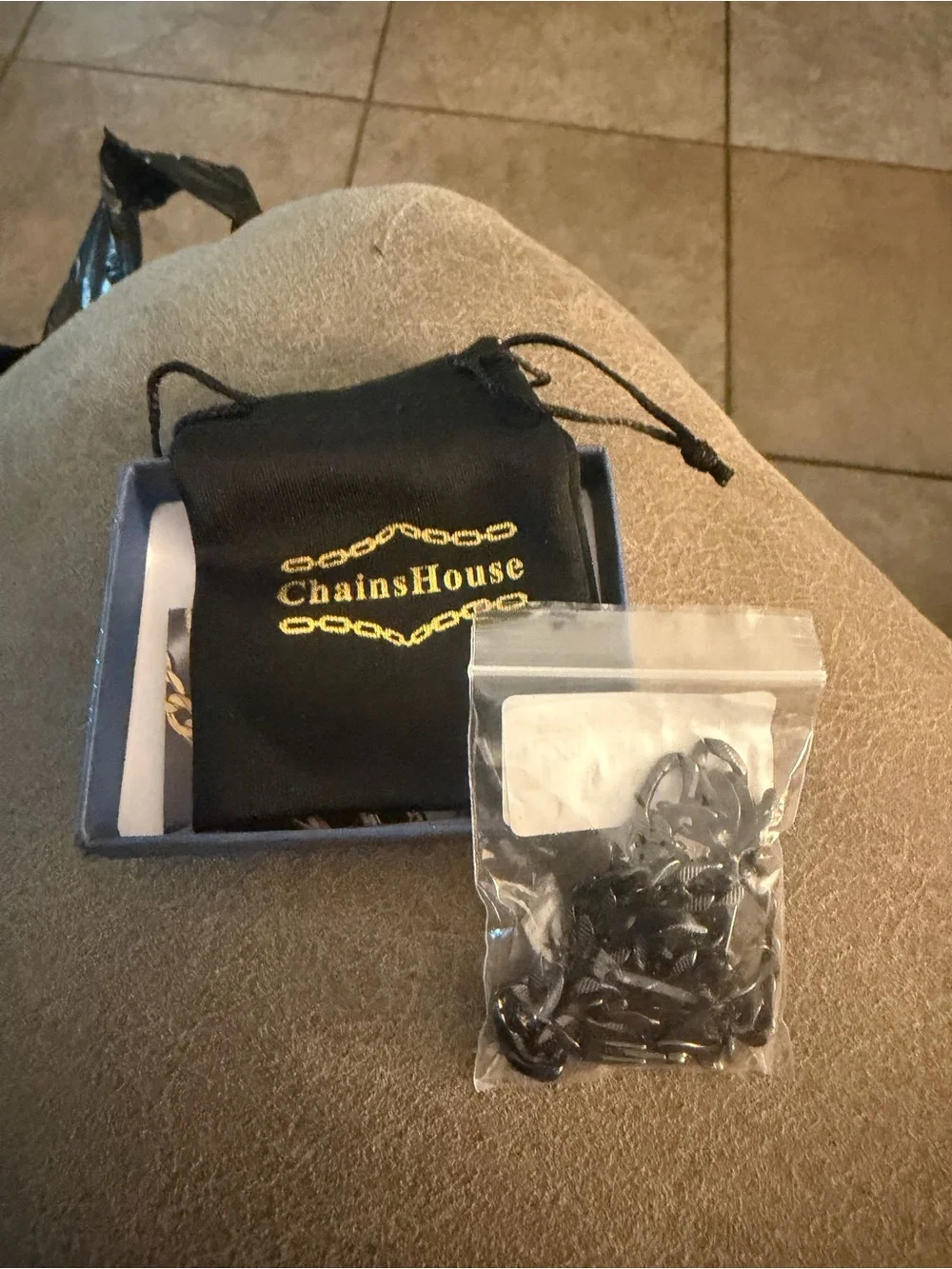 Black Stainless Steel Men’s Chain